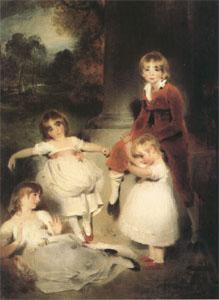 LAWRENCE, Sir Thomas The Children of John Angerstein John Julius William (1801-1866)Caroline Amelia (b.1879)Elizabeth Julia and Henry Frederic (mk05)